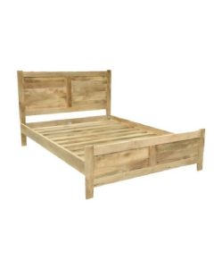 Light Dakota Mango Wood Bed Frame (3 Sizes) - In Stock
