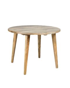 Light Vintage Mango Round Dining Table