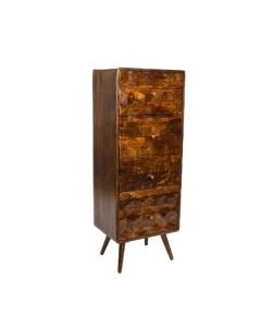 Geo Mango Tall Chest - In Stock