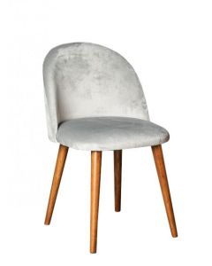 80cm Mango Dining Table & 2 Zena Velvet Chair