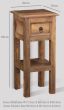 Jali Sheesham Natural Lamp Table - Last one Remaining