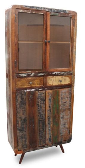 Recycled Retro Display Cabinet