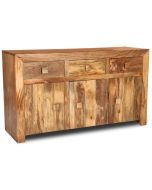 01L - Light Dakota 140cm 3 Cupboard Sideboard
