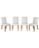 Set of 4 Milan Fabric Chairs