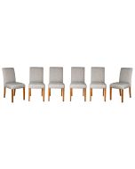 Set of 6 Milan Fabric Chairs