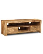 Light Dakota 145cm 2 Drawer Media Unit - In Stock 
