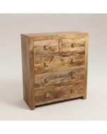 Light Dakota Mango Wood 100cm Drawers - In Stock