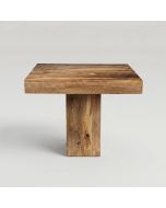 Light Dakota Mango Wood 90cm Cube Dining Table - In Stock