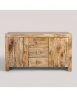 Light Dakota Mango Wood 135cm Sideboard - In Stock