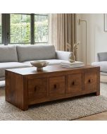 Dakota Mango Wood 122cm Trunk Coffee Table - In Stock