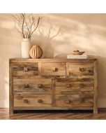 Light Dakota Mango Wood 135cm Drawers - In Stock