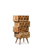 Geo Light Mango Chest of Drawers Large