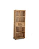 Light Mango Wood 1 Drawer Bookcase - Due 18th August