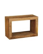 Light Mango Wood Rectangular Cube