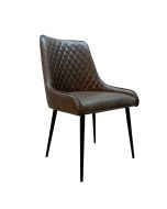 Henley Faux Leather Dining Chair - In Stock