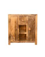 Light Dakota Mango Wood 85cm Slim Sideboard