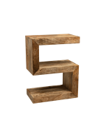 Light Dakota S Shaped Side Table - In Stock