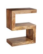 Light Mango Wood Side Table (S)