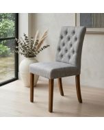 Milan Button Fabric Chair