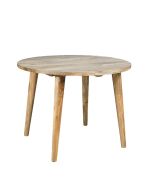 Light Vintage Mango Round Dining Table