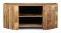 Light Mango Wood Corner TV Unit