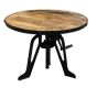 Industrial Small Iron Crank Table (New Design)