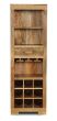 Light Mango Wood Wine Rack