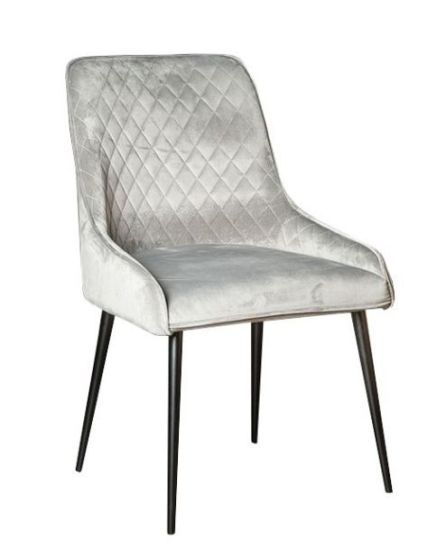 Henley Velvet Chair French Grey