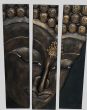 Carved Wooden Buddha Plaque