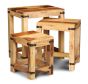 Jali Sheesham - Nest of Tables - In Stock-Light