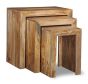 Light Mango Wood Chunky Nest