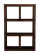 Mango Wood Open Bookcase