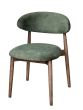 Light Dakota 220cm Mango Wood Dining Table & 8 Scandi Green Velvet Oak Dining Chair - Due Late May