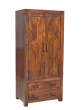 Cuba Mango Wood Double Wardrobe - Due 17th August