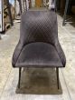 Ex Display Henley Velvet Dining Chair (T559) - One Available