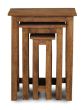 Jali Sheesham Tall Nest of Tables - Natural