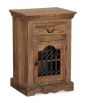 Jali Natural Cabinet With Drawer