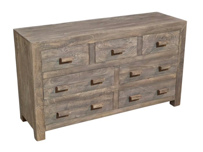 Cuba Natural 7 Drawer Chest - In Stock