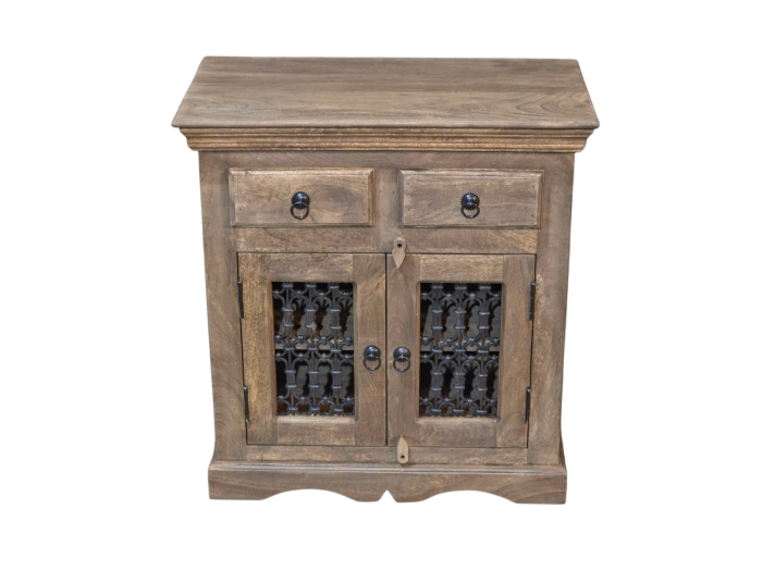 Jali Mango - Natural - 75cm Sideboard - In Stock