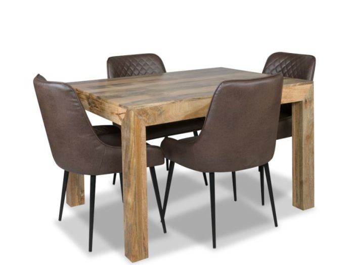 Light Dakota 120cm Dining Table 