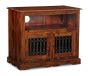 Jali Sheesham - 85cm TV Stand -Honey