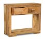Light Mango Wood Console Table