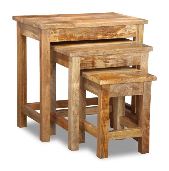 Light Mango Wood Small Nest