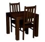 Mango Wood 80cm Dining Set