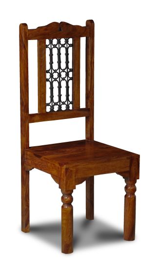 Jali Dining Chair-Honey