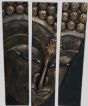 Carved Wooden Buddha Plaque