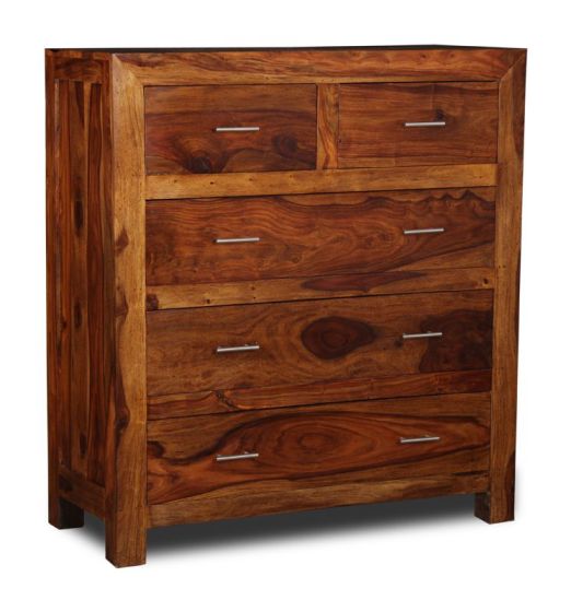 Cube Honey Large Chest of Drawers