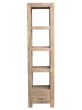 Cuba Mango Natural Slim Jim Bookcase - Due 31st August