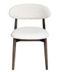 Light Dakota 220cm Mango Wood Dining Table & 8 Scandi Cream Boucle Oak Dining Chair - Due Late May
