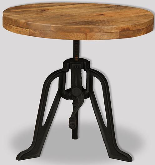 Industrial Small Iron Crank Table